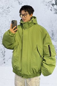棉服男冬季新款港风宽松连帽加厚棉衣MF9006-P90图片