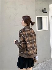 【现货】秋冬新款格子外套，其它，芷炫