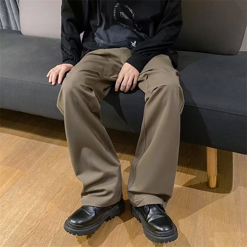男时尚潮牌休闲裤青春流行宽松型直筒潮港风秋季工装裤SC30P42,男装休闲裤,星座1116-2