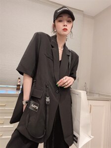 赫本风西装图片