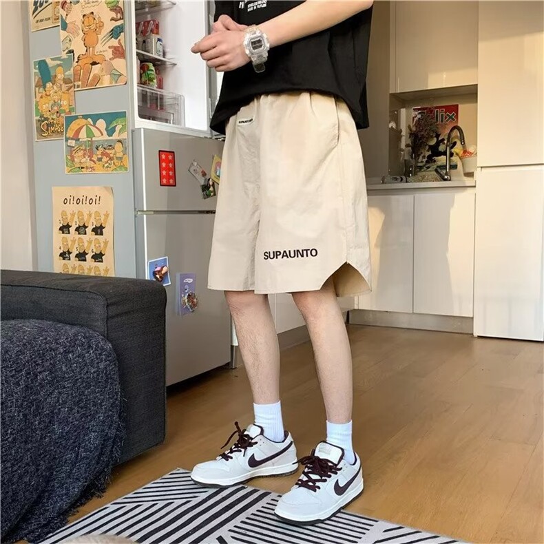 夏季短裤宽松五分韩版帅气潮牌男士沙滩裤DA115-P22,男装休闲裤,星座1001-1