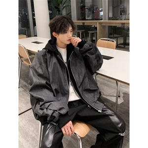 1506-1/JAA291/P69美式复古皮衣夹克外套图片