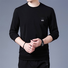 SA8911钱塘2020-2中青年男士圆领冬款厚款百搭时尚休闲卫衣P62，男装卫衣，钱塘207-2