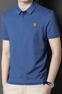 短袖T恤男薄款翻领POLO衫含想夏季中年男士商务休闲体恤衫图片