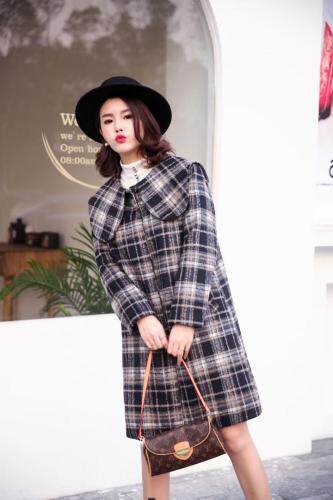 毛呢大衣，女装，地海衣社