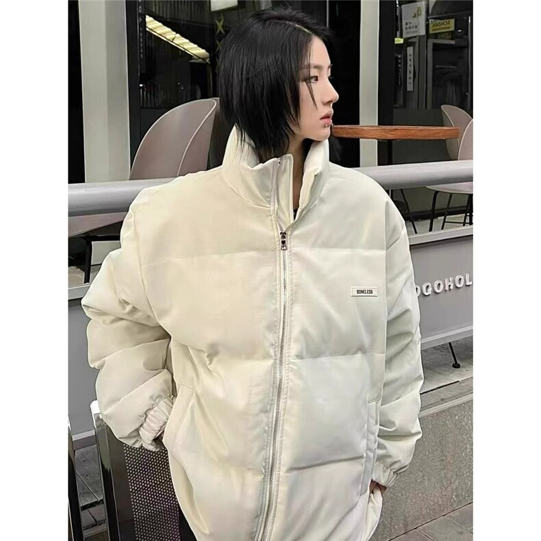 美式冬季棉服男潮牌美式宽松加厚情侣学生面包服防寒外套男女,男装棉衣,星座506A