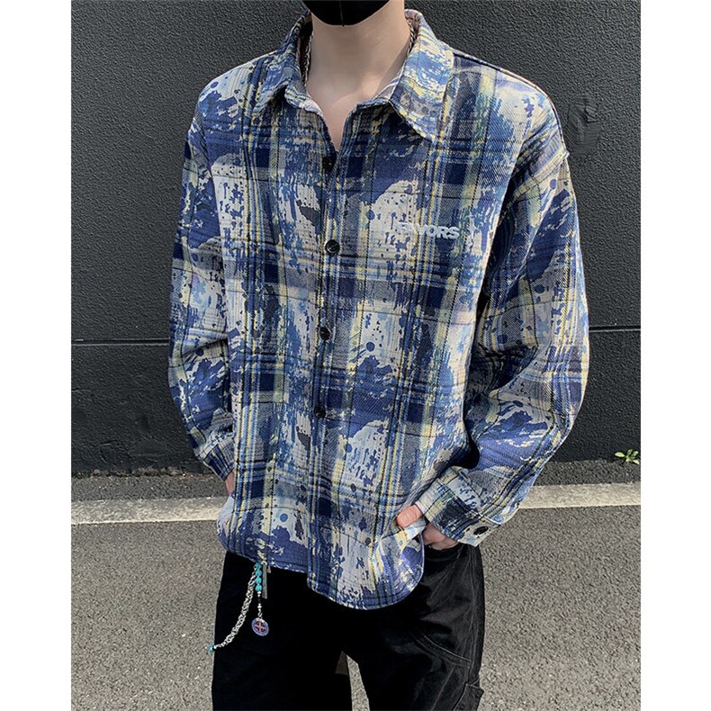 潮牌高街个性衬衫潮流宽松休闲上衣A086-CS2212-特批价30图片