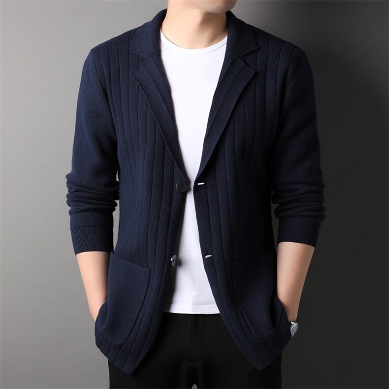 2023新款卫衣男士上衣针织衫长袖T恤P125，男装针织衫/毛衣，电商D223-1