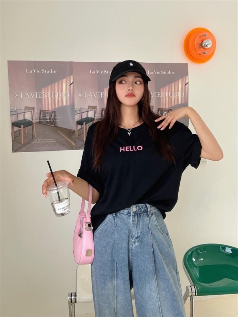 通勤帅酷百搭T恤，女装T恤，生活舞台