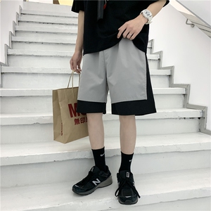 假两件运动短裤男夏季大码拼色休闲裤五分裤 A071-K01-P28图片