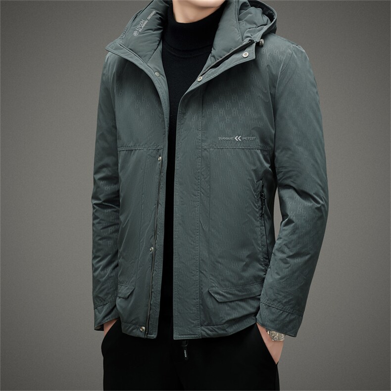 CD8826钱塘2020-2秋冬新款商务休闲男士羽绒服连帽保暖外套P298,男装羽绒服,钱塘207-2