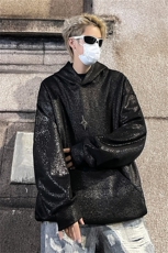 酒红色卫衣小众连帽上衣欧美高街vibe潮款外搭A061-AW00503-P60，男装卫衣，电商A061