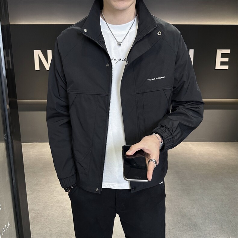 JK819-P75 2025春夏时尚夹克舒适休闲外套青年图片
