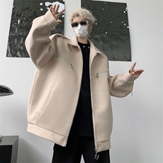 男装呢料夹克2026秋冬季新款毛呢大衣男生外套XZ514-2-F609-P135，男装夹克，星座514-2(原B239)
