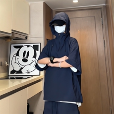 量大优供视频泡泡纱夏款连帽短袖t恤男CP73-特p35，男装T恤，电商B371
