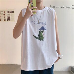 ！高转化！2023春夏百搭男士纯棉背心学生坎肩上衣X01特P20图片