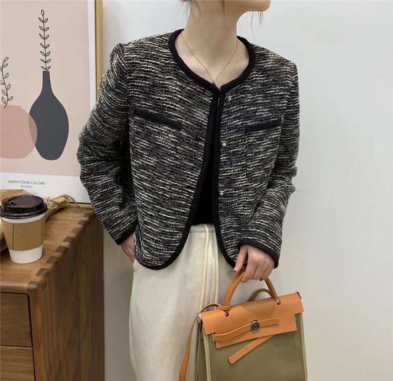 【素妮】2022春款扎线小香外套，其它，素妮