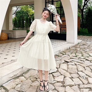 现货 法式甜美减龄仙女裙 251-25111-P105-K158图片