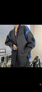 拼接西装,女装西装,爱丽伽