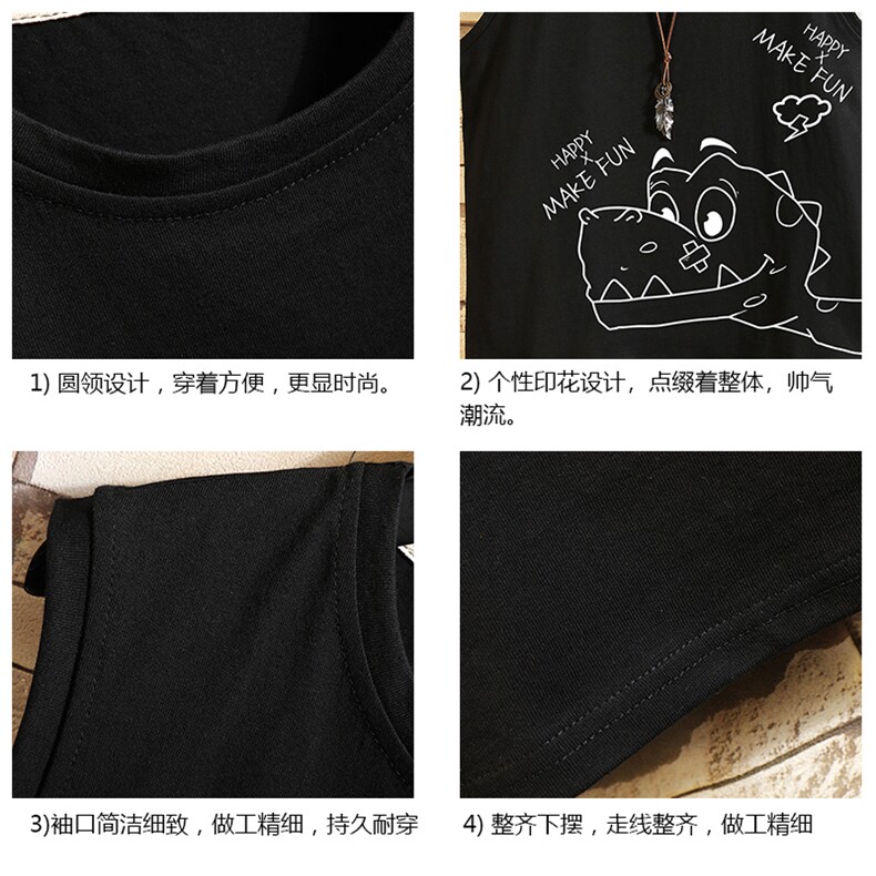 BX25136-P20港风运动汗背心男大码汗衫男无袖T恤男砖墙挂拍,男装T恤,电商A040A