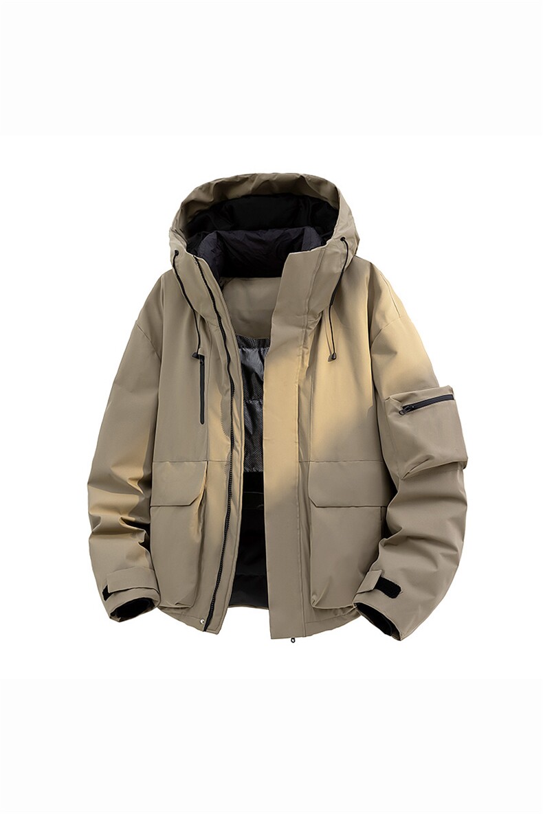 机能高品质连帽羽绒服保暖情侣冬90白鸭绒学生2025SYR2607-P270,男装羽绒服,星座610B-1