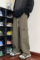 2023日系新款多口袋工装裤宽松百搭休闲裤B315-K23389-p55控68，男装休闲裤，电商B315
