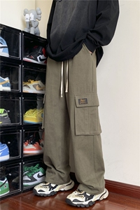 2023日系新款多口袋工装裤宽松百搭休闲裤B315-K23389-p55控68图片