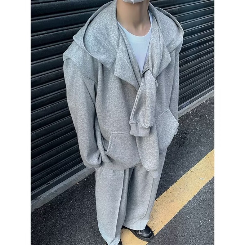 秋装韩版可拆卸连帽卫衣套装男运动长裤宽松设计TZW781P135,男装卫衣,星座1116-2