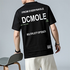 新款透气短袖T恤男夏季薄款半袖体恤时髦2024新款宽松衣服P78，男装T恤，钱塘6003A(原)4033A