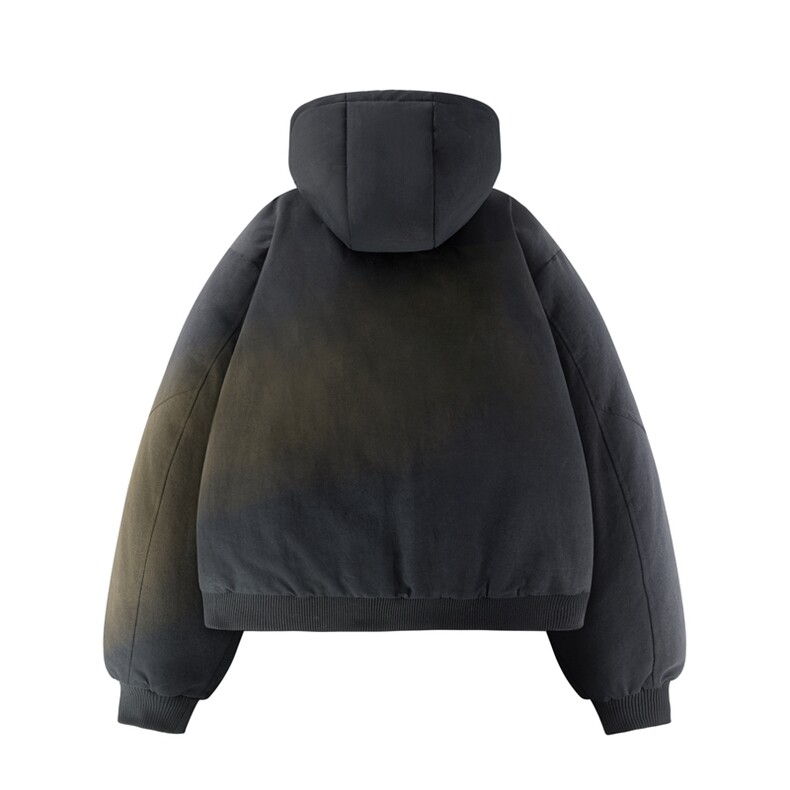 90%绒夹克式羽绒服男连帽休闲加厚白鸭绒外套YR006-P205,男装夹克,星座210-1