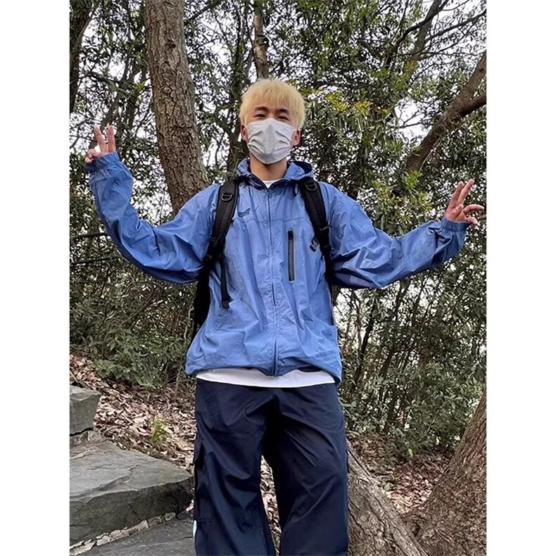 速干防晒衣男女夏季户外轻薄透气凉感宽松情侣登山服A3391-P42,男装防晒衣,星座208-5