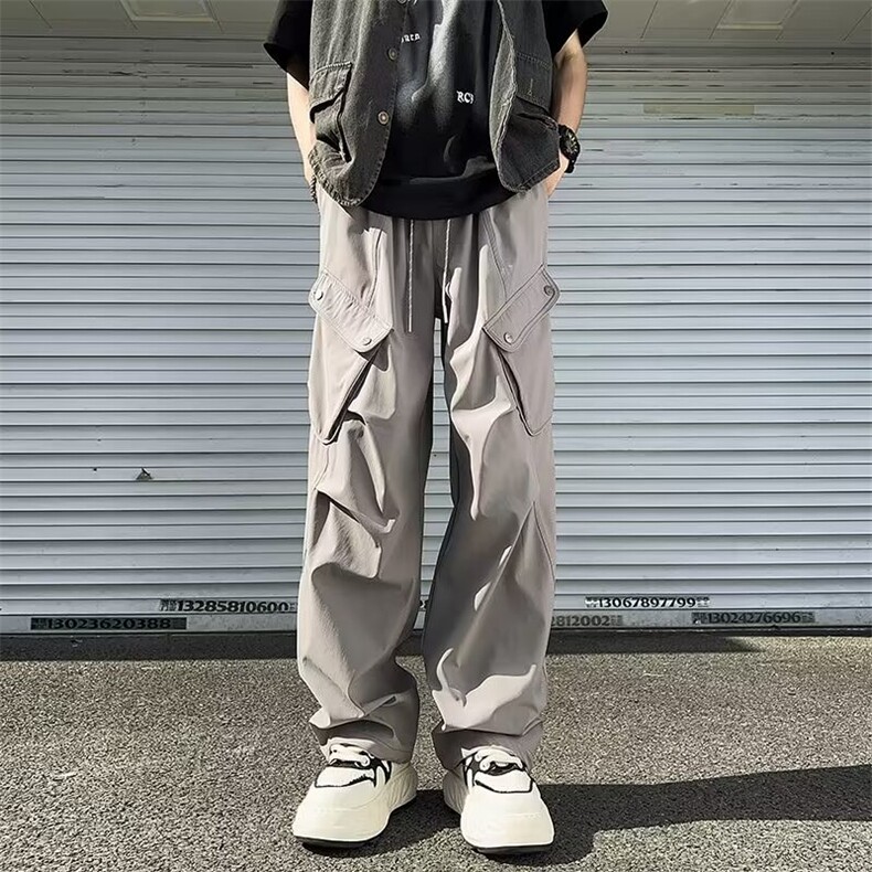 夏季高品质原版工艺工装裤休闲潮流大口袋个性K892p48,男装工装外套,星座1013