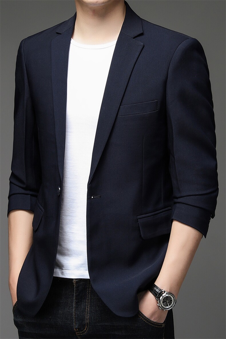 BV695-1钱塘2020-2秋冬新款男装西服休闲修身单西外套数据好P135,男装西服,钱塘207-2