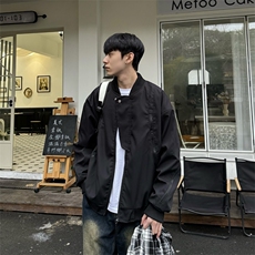现货春季新款美式高街棒球服男士潮牌飞行夹克外套Jk06-P85控118，男装夹克，星座218-5