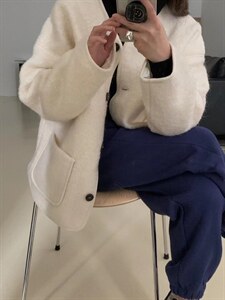百分百羊毛外套，新色好看图片