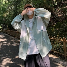 青春流行男机能撞色拼接防晒外套F12P42，男装夹克，星座1116-2