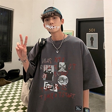 量大优供视频220克美式短袖t恤T2977得物直播有280克品质，男装T恤，电商A486
