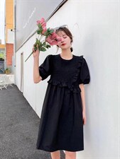 夏季新款连衣裙，女装连衣裙，果默