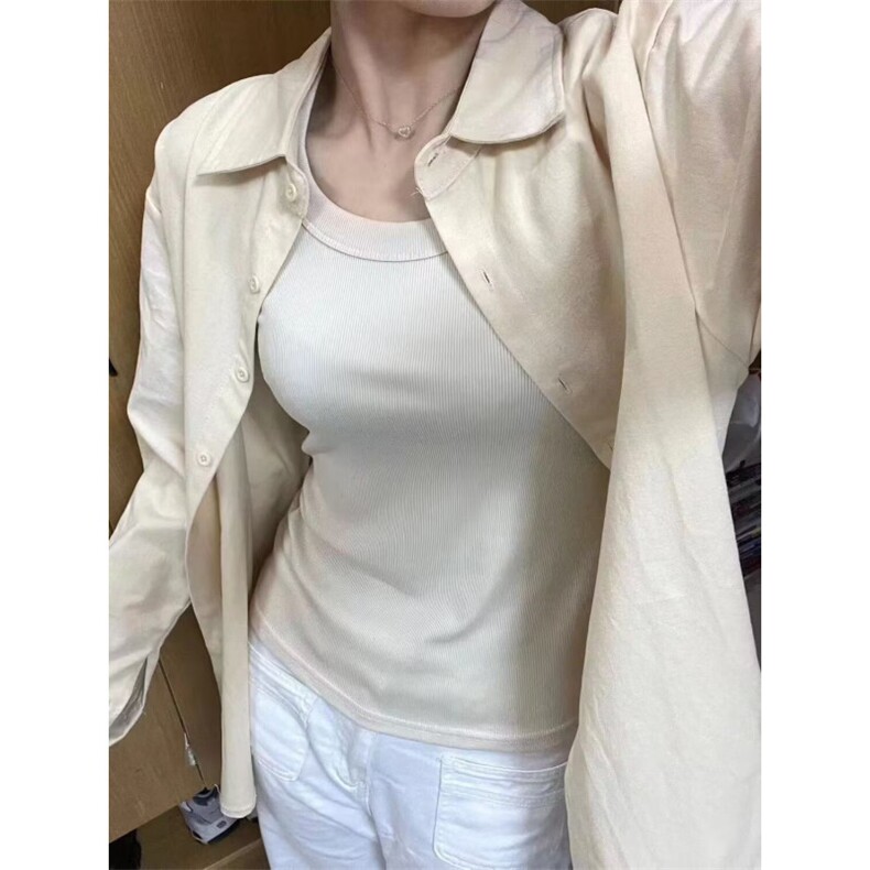 TC1515-P58轻奢高级纯棉正肩衬衫秋冬宽松百搭显瘦衬衣上衣外穿，女装衬衫，星座617A-2