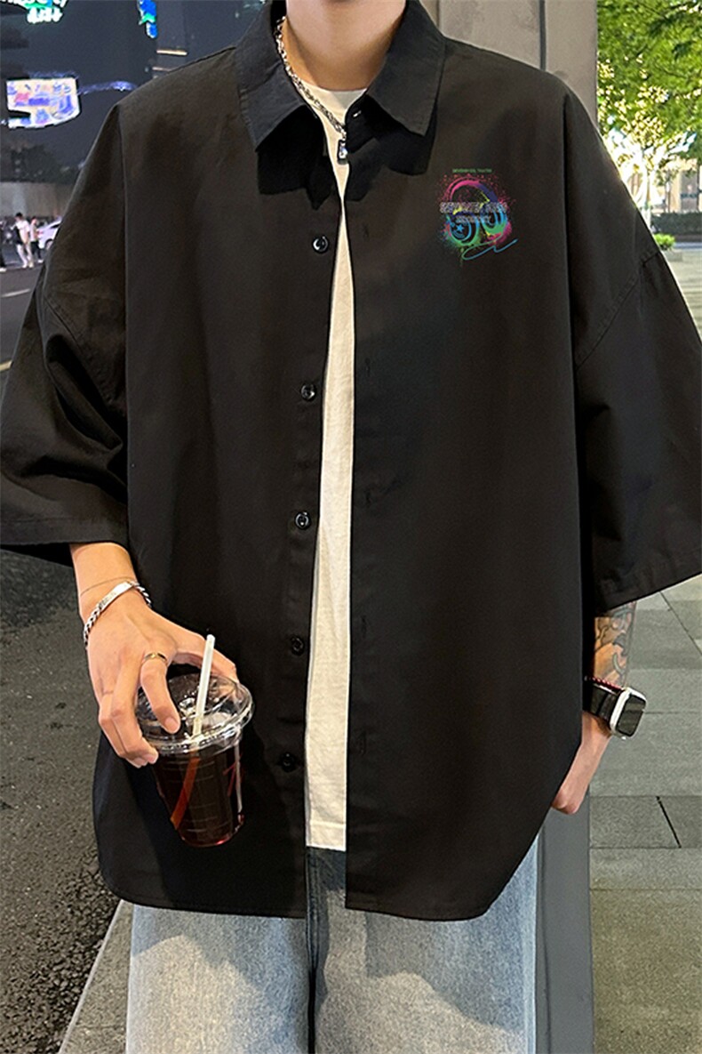 量大优供视频冰丝短袖衬衫男DS243-特P25,男装T恤,电商B367