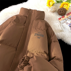 ！2025冬季男士立领棉衣简约印花加厚保暖棉服MY311特P55，男装棉衣，电商B220
