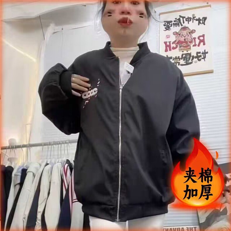 1506-1/J51681/P72日系慵懒棒球服外套男宽松拉链开衫夹克,男装夹克,星座1506-1