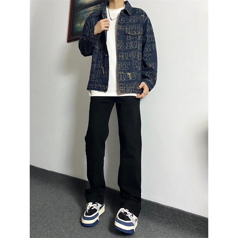 【有货】N083LL-特P32牛仔裤男美式cleanfit微喇裤子高街,男装牛仔裤,星座1007（原301D）