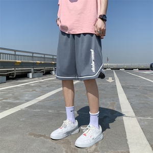 ！2023夏季新款男士冰丝短裤潮流印花五分裤DK308P30图片