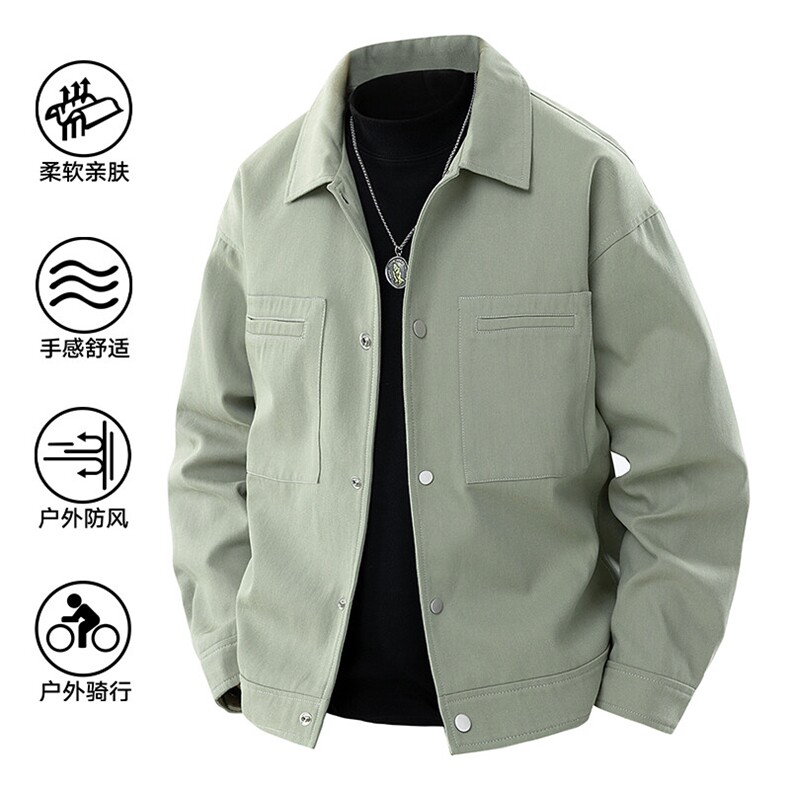 现货 春季新款工装夹克男飞行员美式上衣外套A02519-P85图片