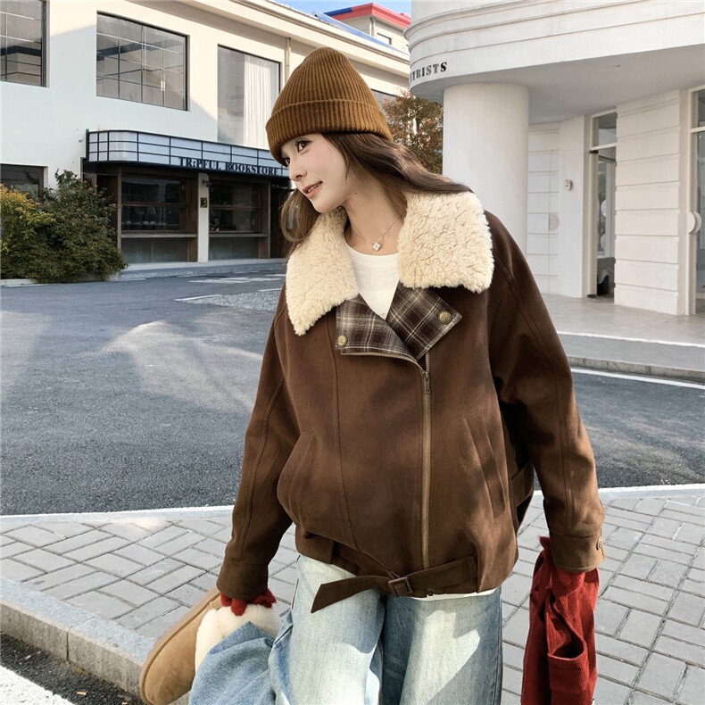 现货--冬季新款咖色90羽绒内胆加厚外套203-9577-P295-K458,女装羽绒服,浙宝203