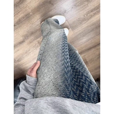 渐变扎染编织纹提花牛仔裤男款美式复古vibe裤子直筒显瘦高微喇裤，男装牛仔裤，星座601-1