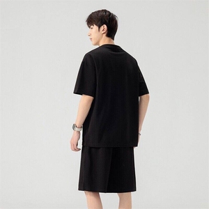 TZ25315-特P60 夏季休闲T恤短裤男两件套图片