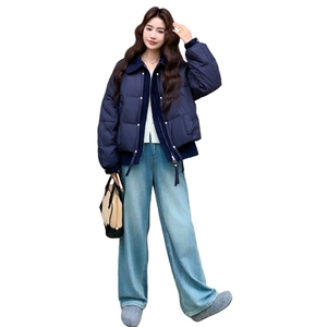 【档口现货】灯芯绒拼接假两件羽绒服2C233-815-P245-K359图片