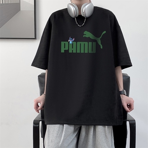 麂皮绒短袖t恤男大码半袖男 JD82227-P25图片